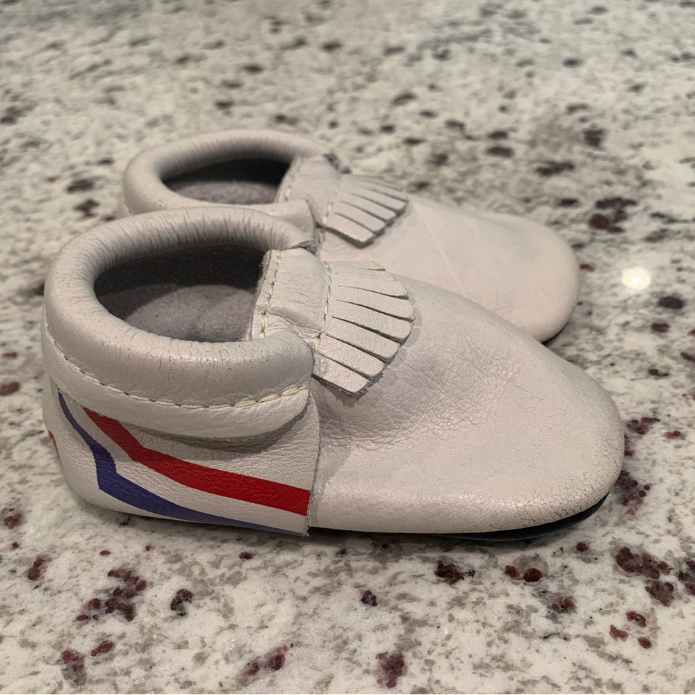 Freshly Picked Nasa‎ USA Leather Moccasins sz 4